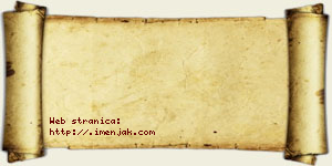 Jana Pjanić vizit kartica